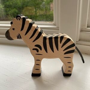 Wooden Zebra Toy